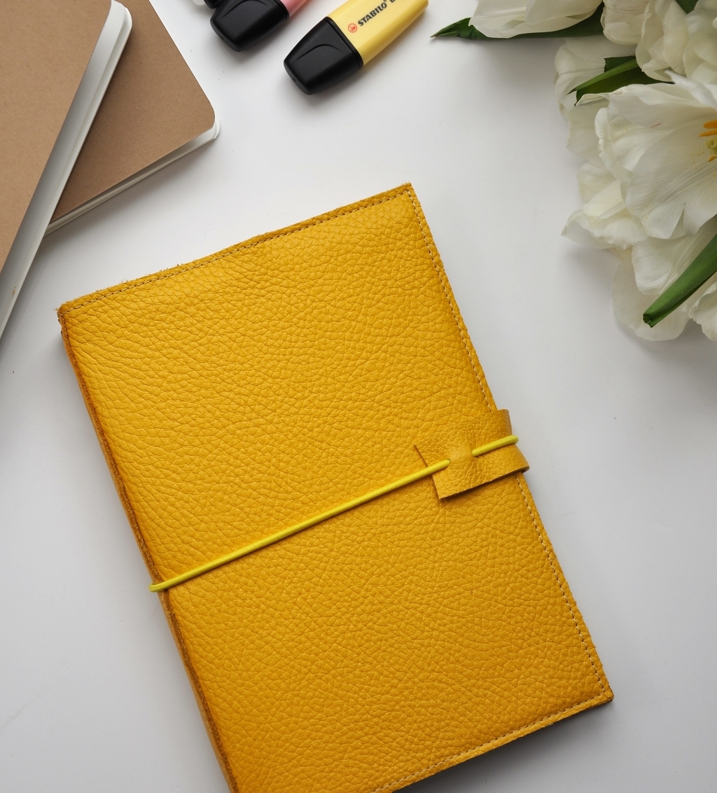 Кожаный блокнот "Солнце"