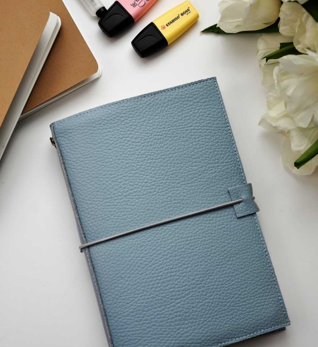 Кожаный блокнот "Небо"