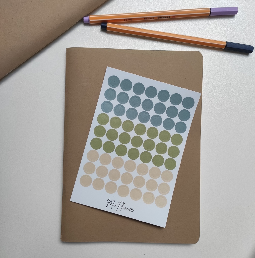 Стикеры "Цветные точки 2.0"