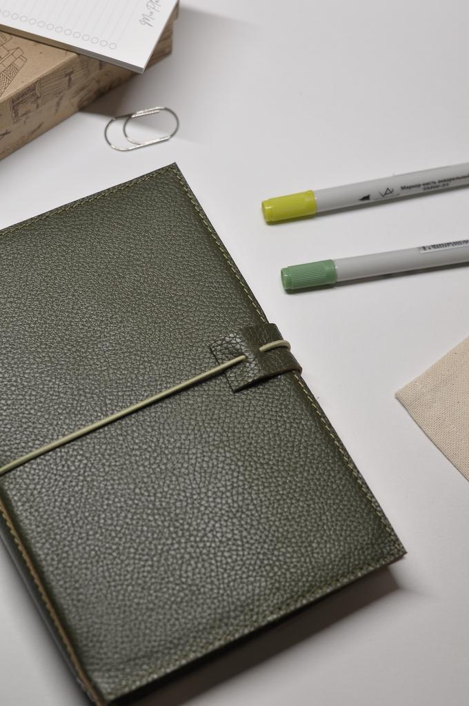 Кожаный блокнот "Папоротник"