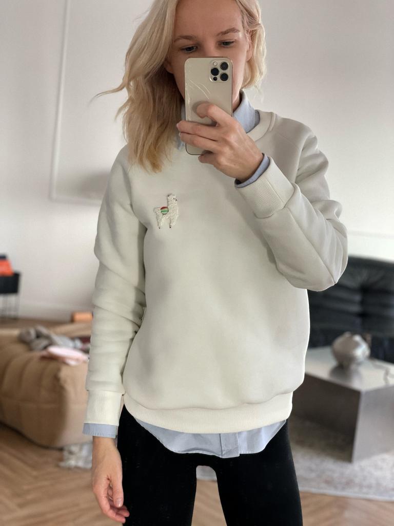 Свитшот с вышивкой «Альпака»