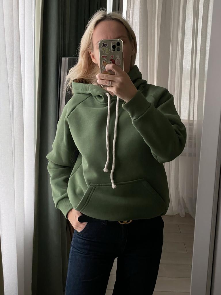 Худи в цвете фисташка