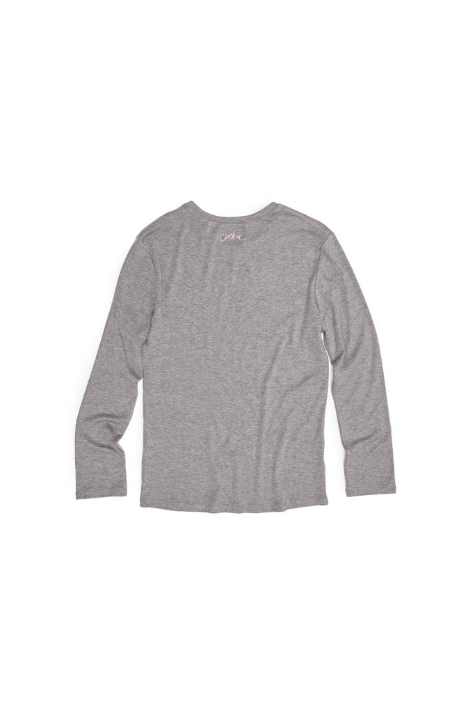 Лонгслив Серый