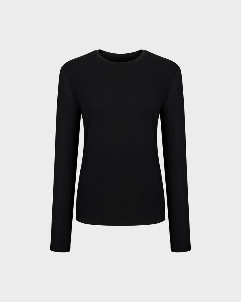 Лонгслив Черный