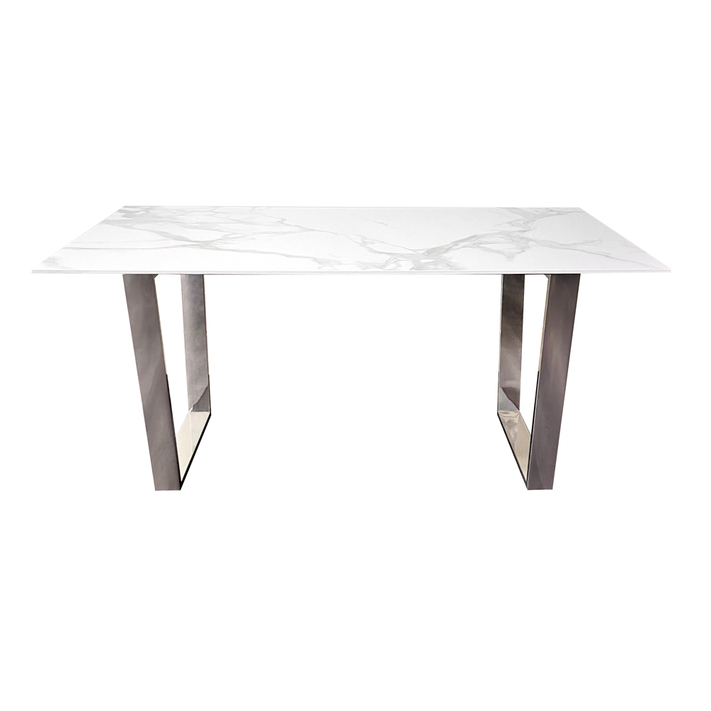 СТОЛ ОБЕДЕННЫЙ CATRINE  SILVER (160*80 см.)