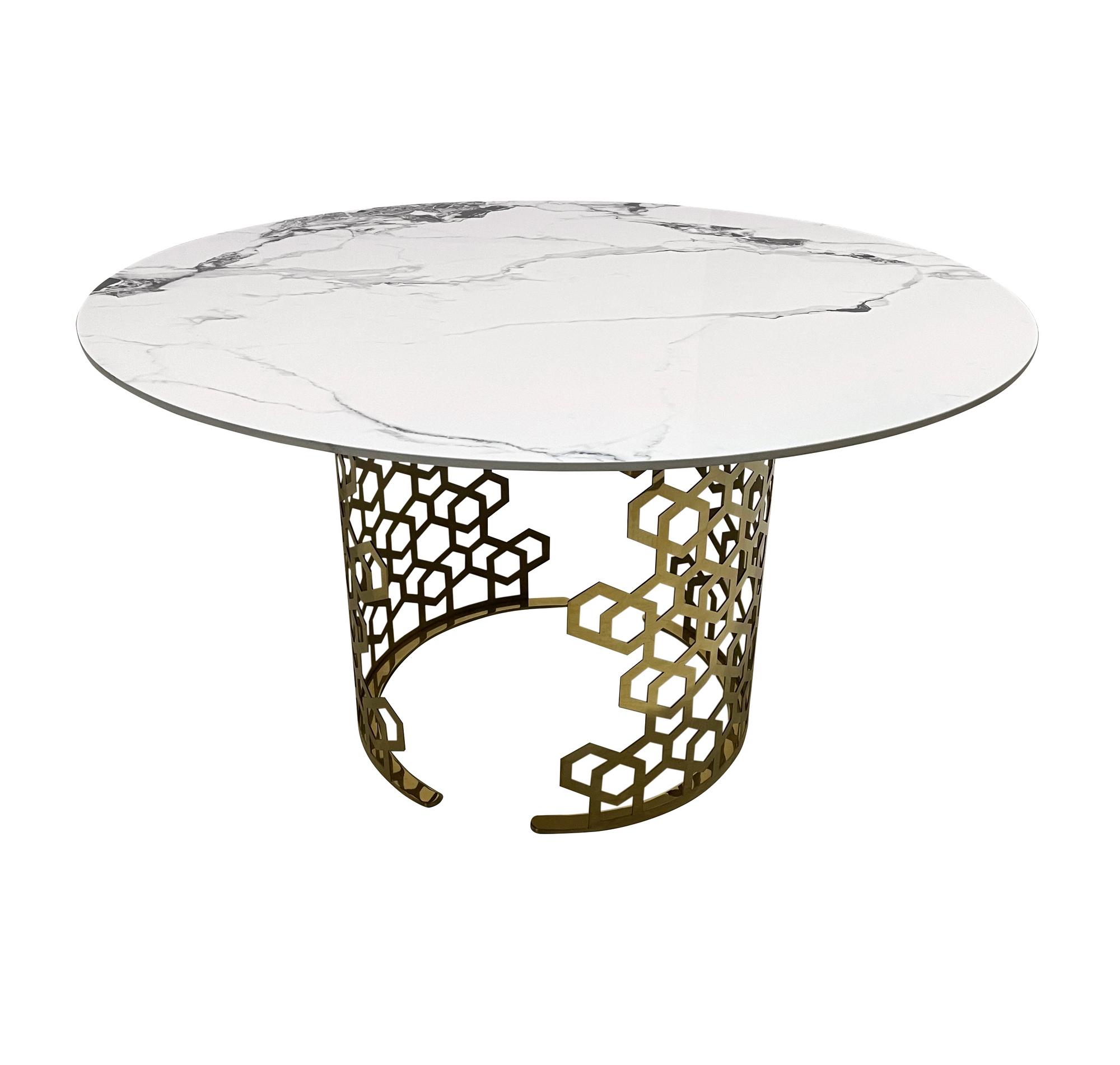 СТОЛ ОБЕДЕННЫЙ КРУГЛЫЙ MANFRED (диаметр 135 см.)