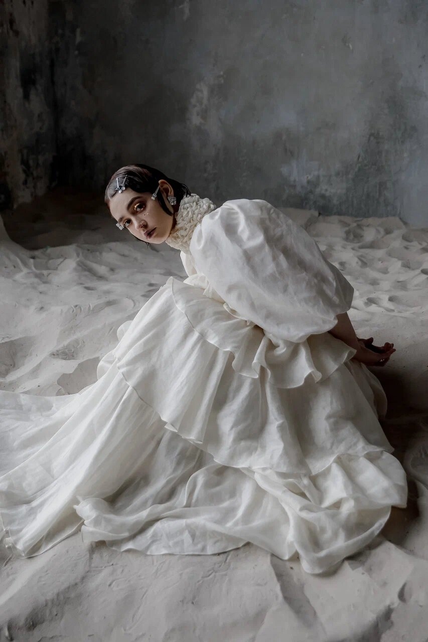 Ярусное платье