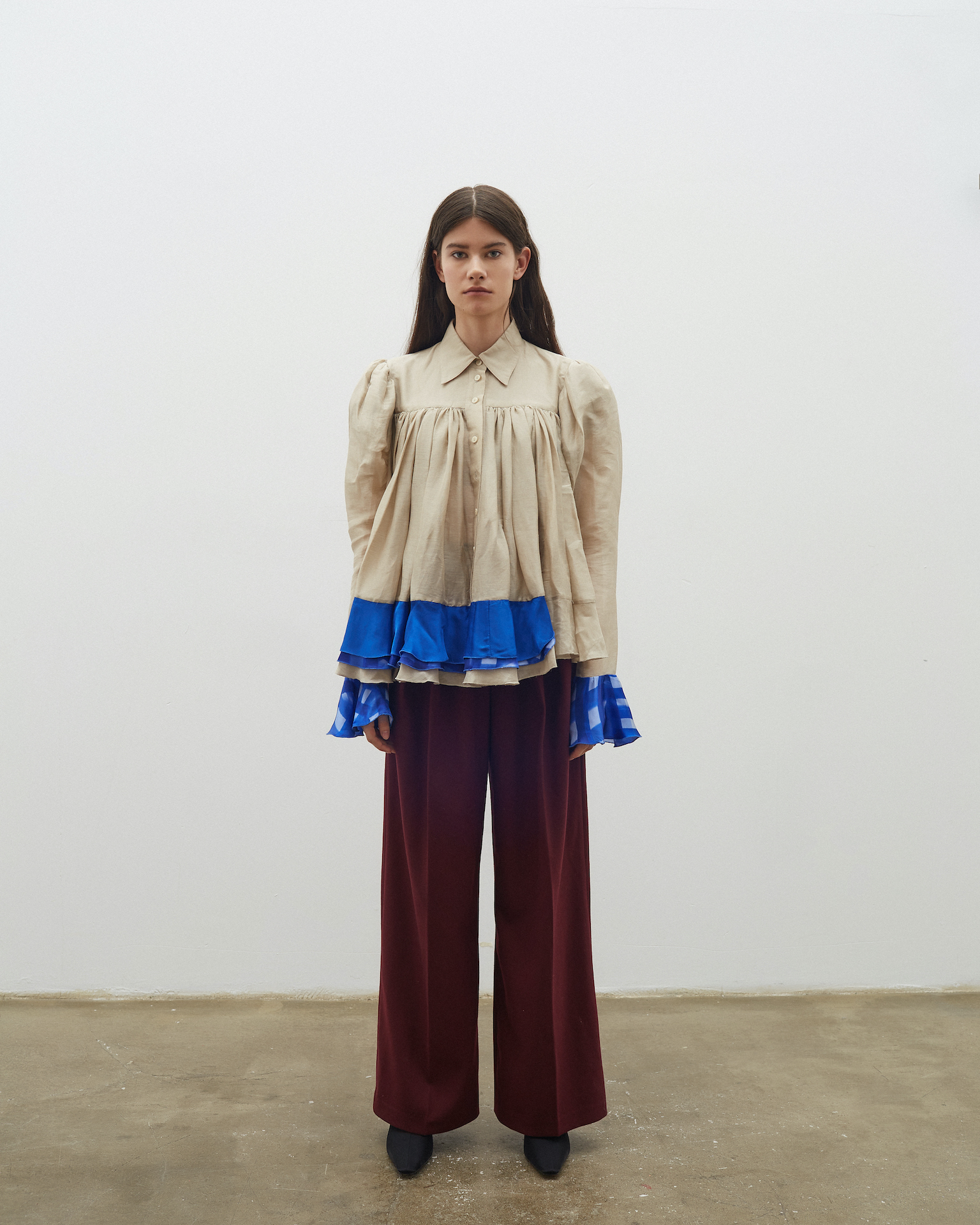 Шелковая блуза