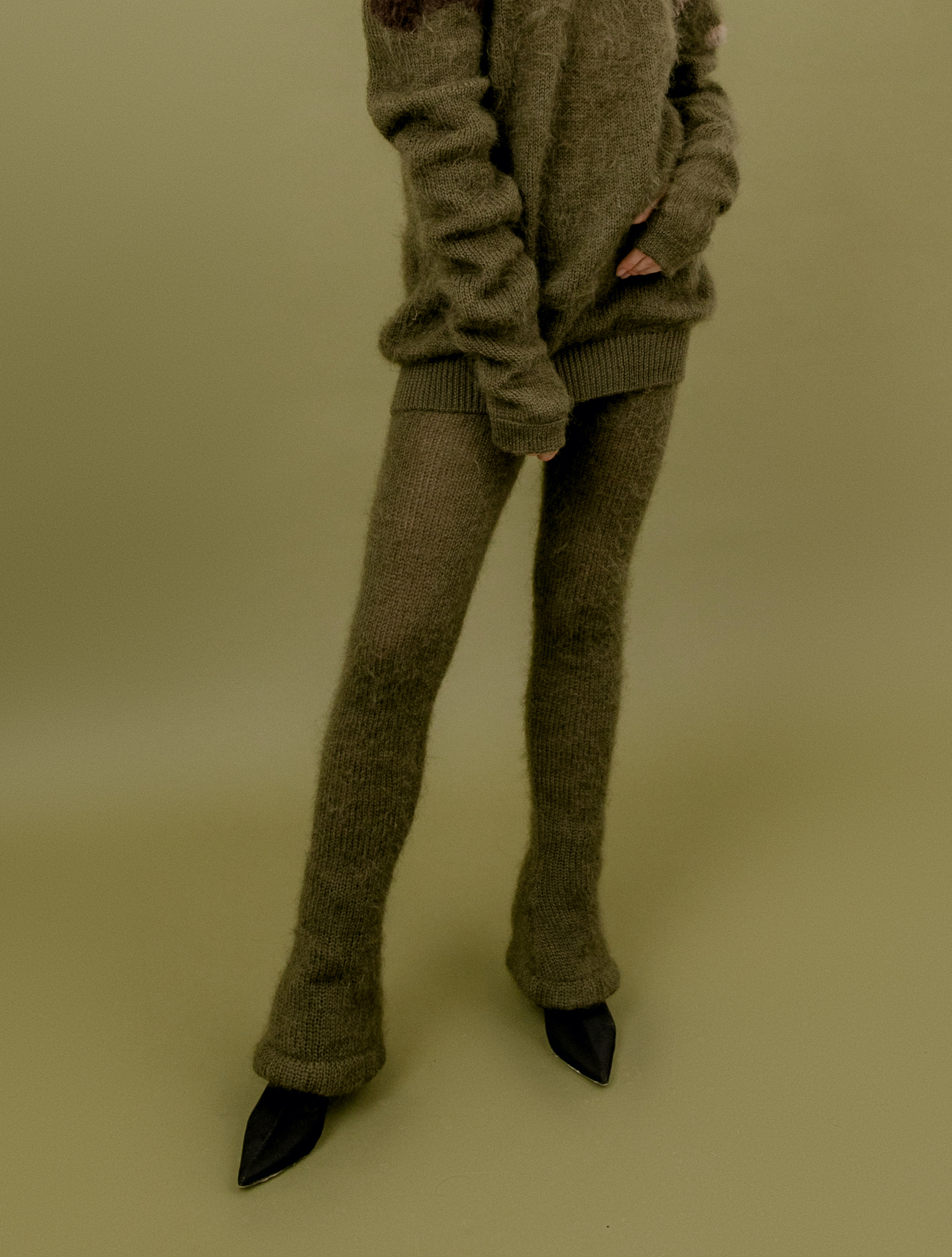 Мохеровые лосины