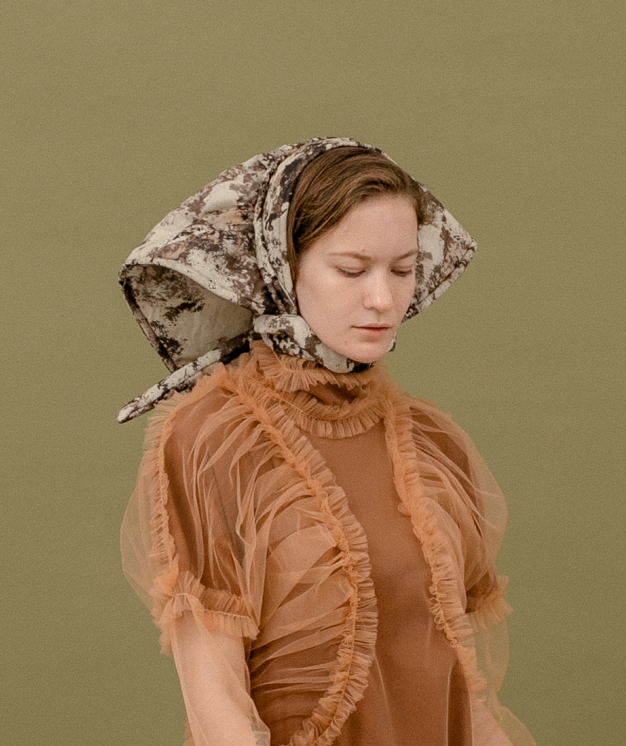 Чепец с косынкой