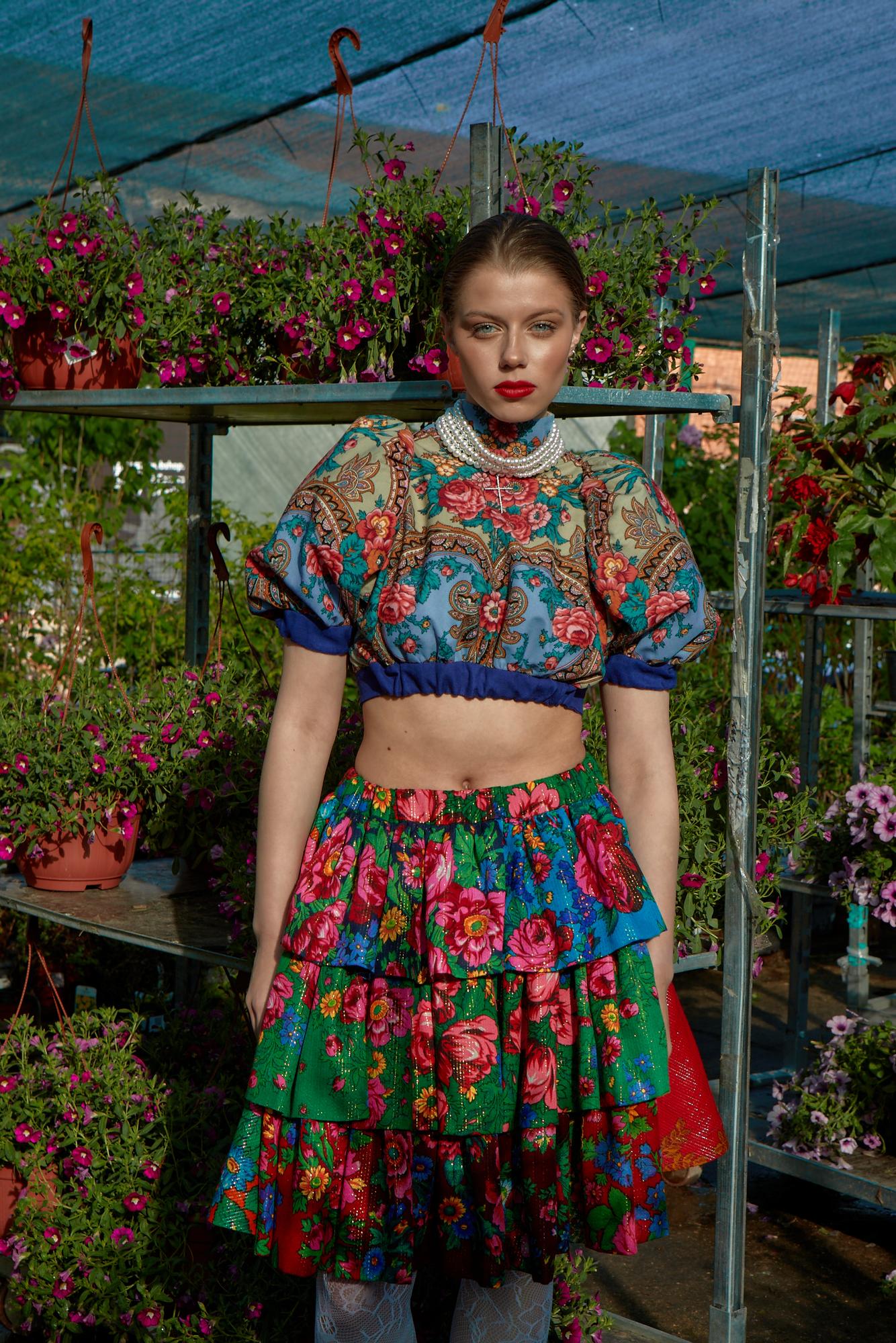 Юбка платки