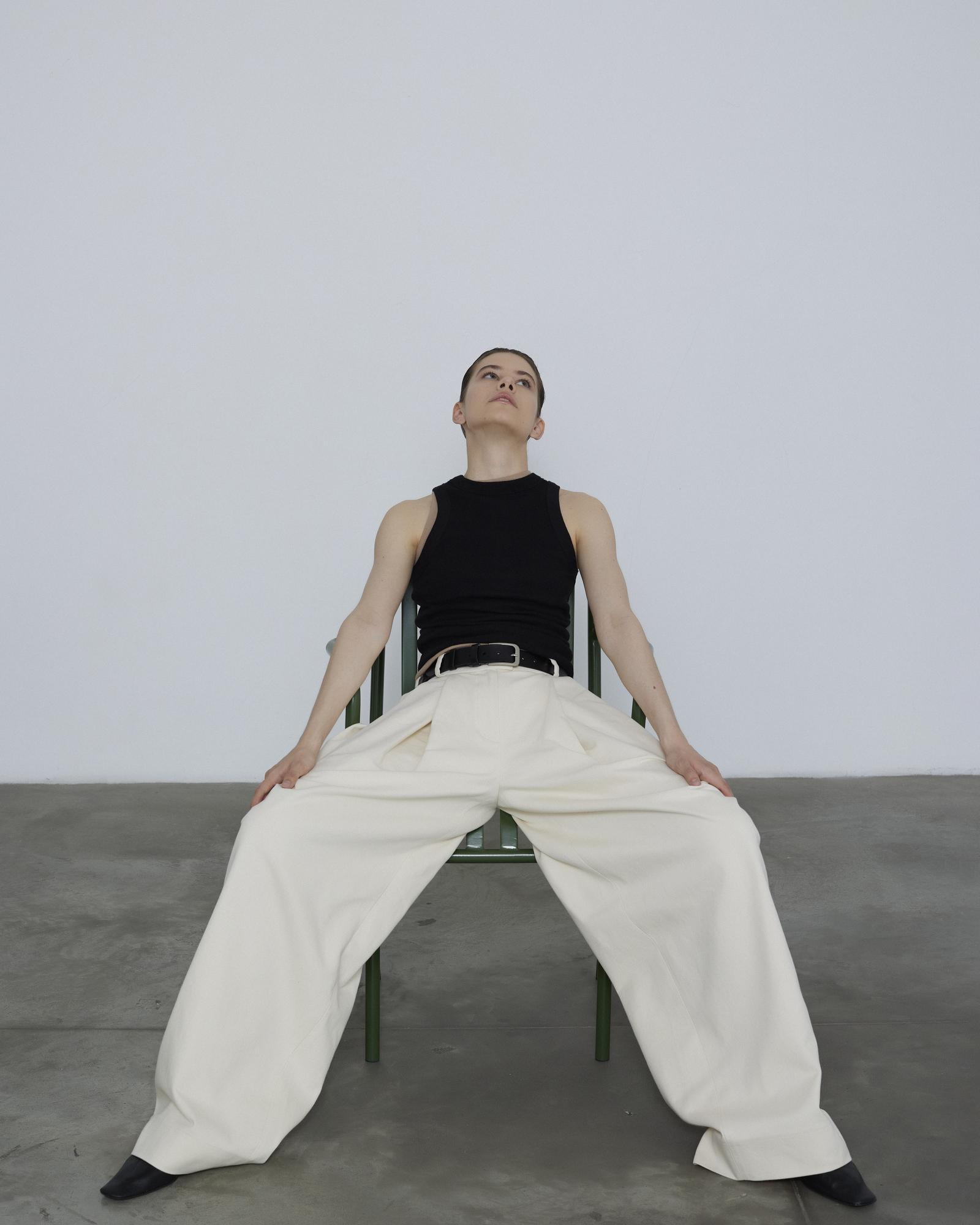 Брюки «Паруса» сливочные