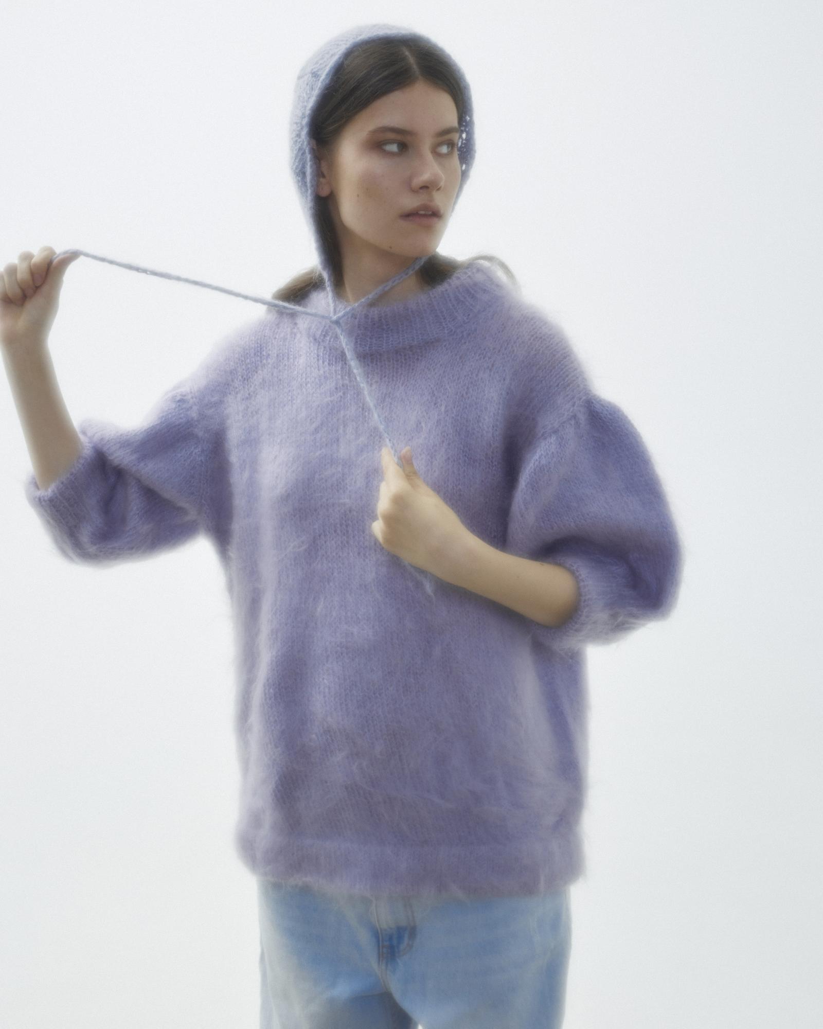 Чепец «Нежная сирень»