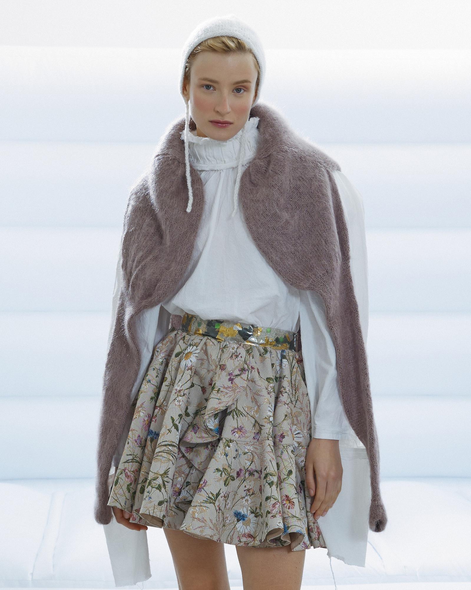 Мини- юбка "Полевые цветы"