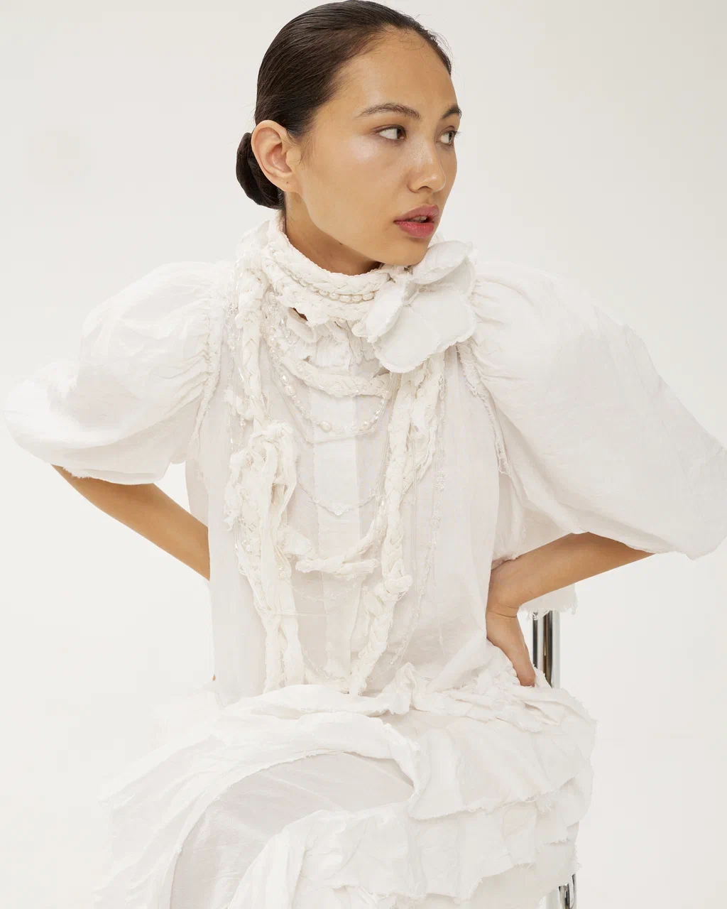 Блуза «Колокол» укороченная