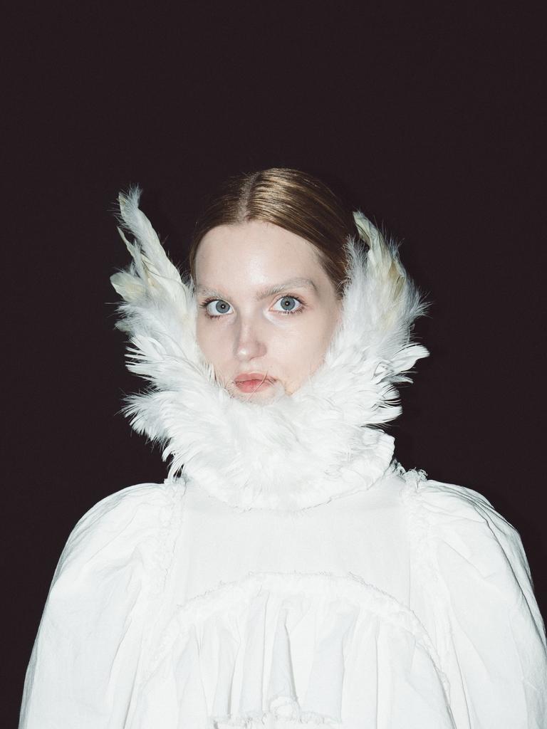 Воротник «Перья»