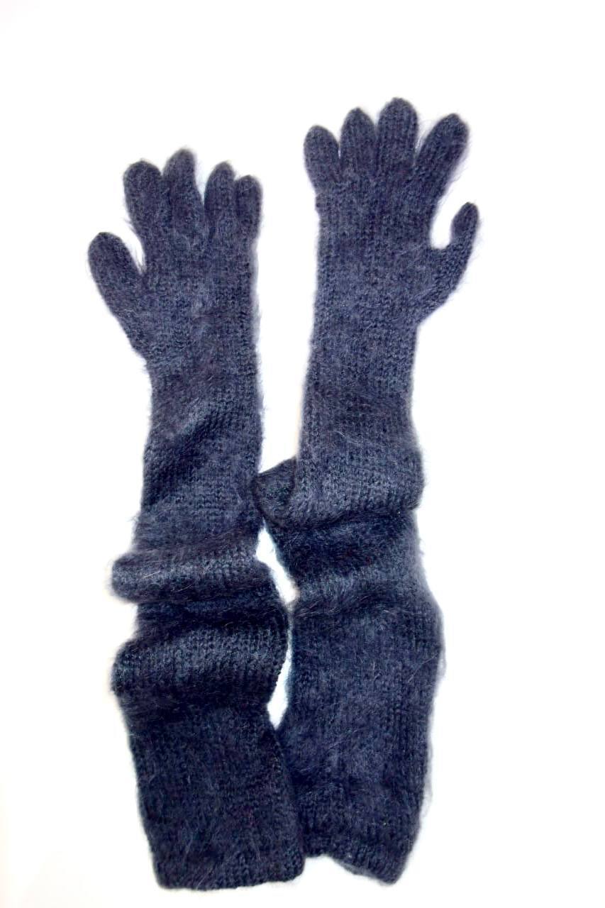 Перчатки темно-серые