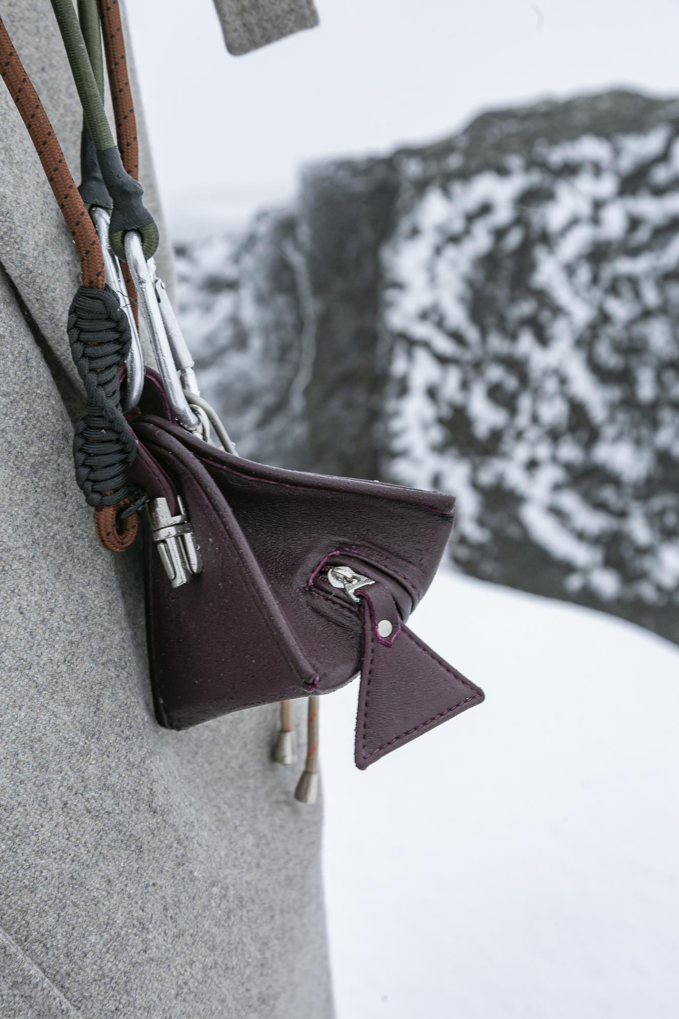 Сумка «Треугольник» бордо