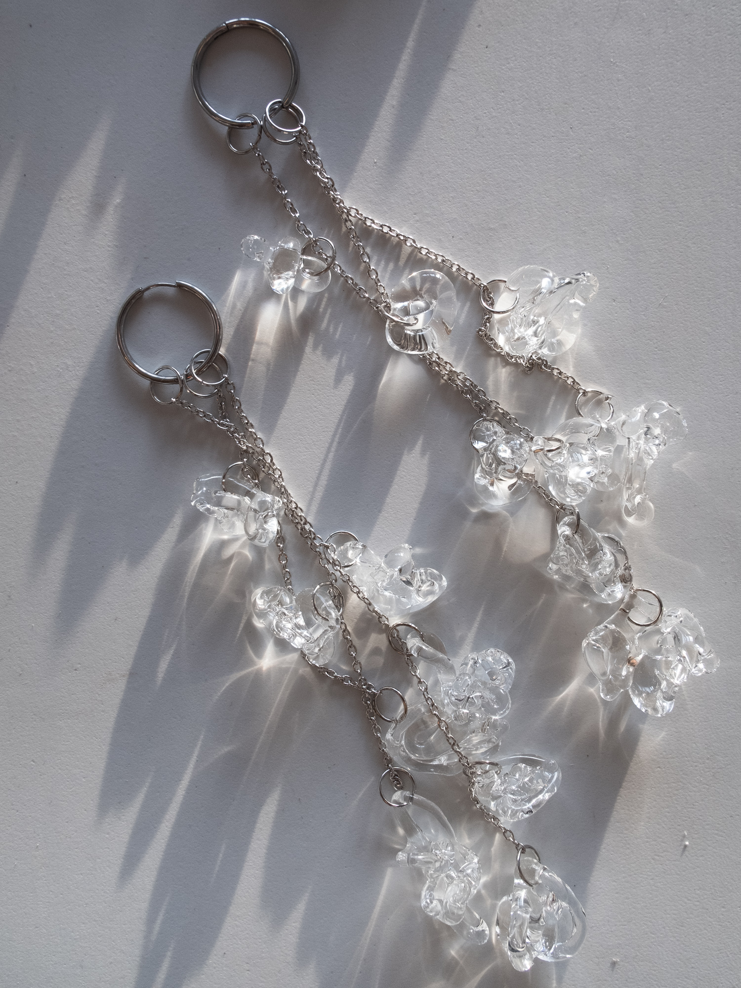 Серьги «Ледяной пух»