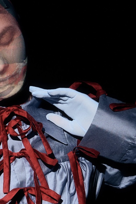 Перчатки «Вивальди» голубые