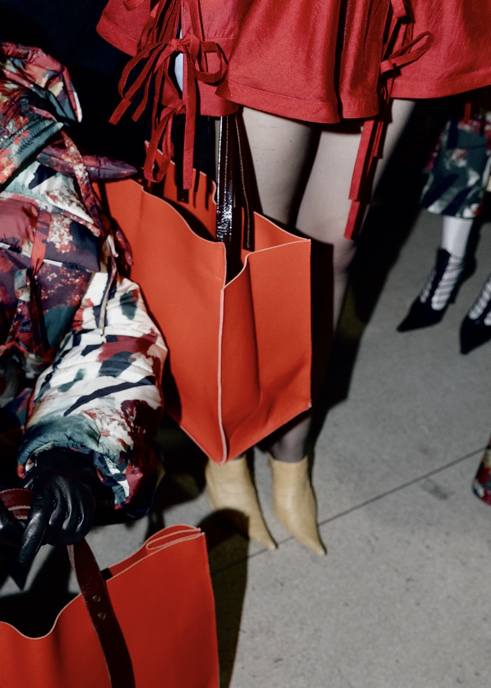 Шопер малый красный