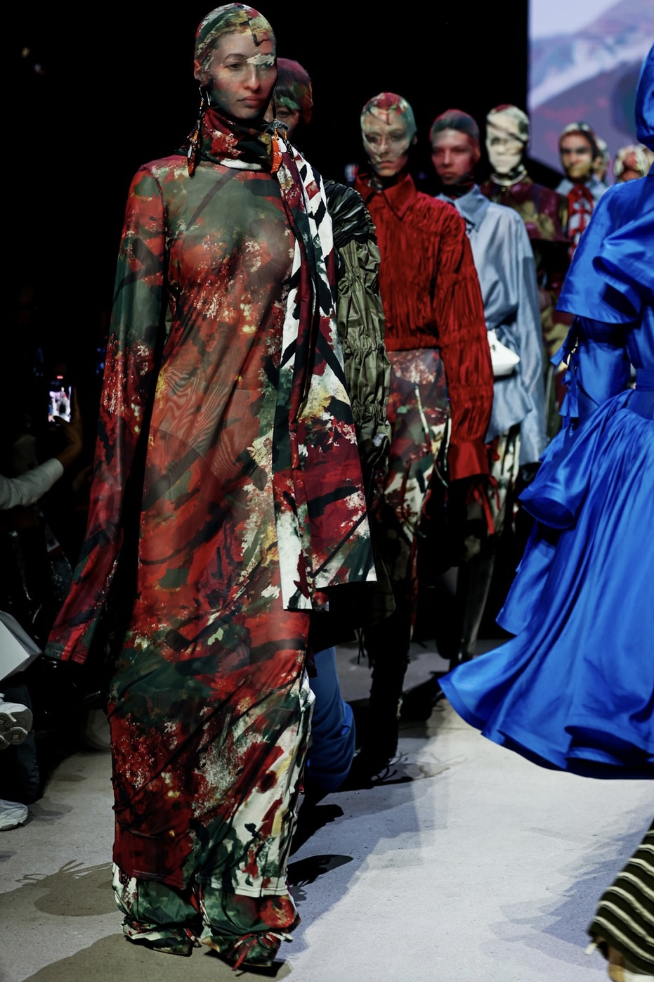 Платье «Эвдиалит» из сетки