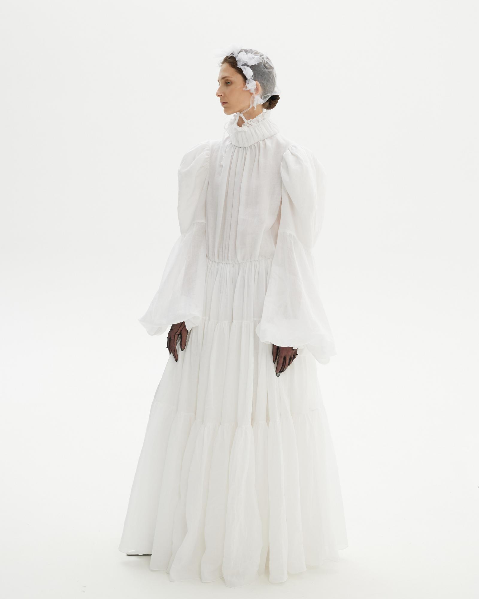 Белое платье "Царевна- Лебедь"