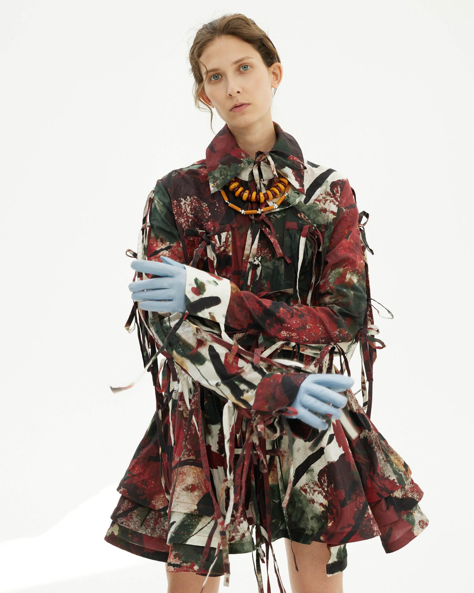 Хлопковое платье "Эвдиалит"