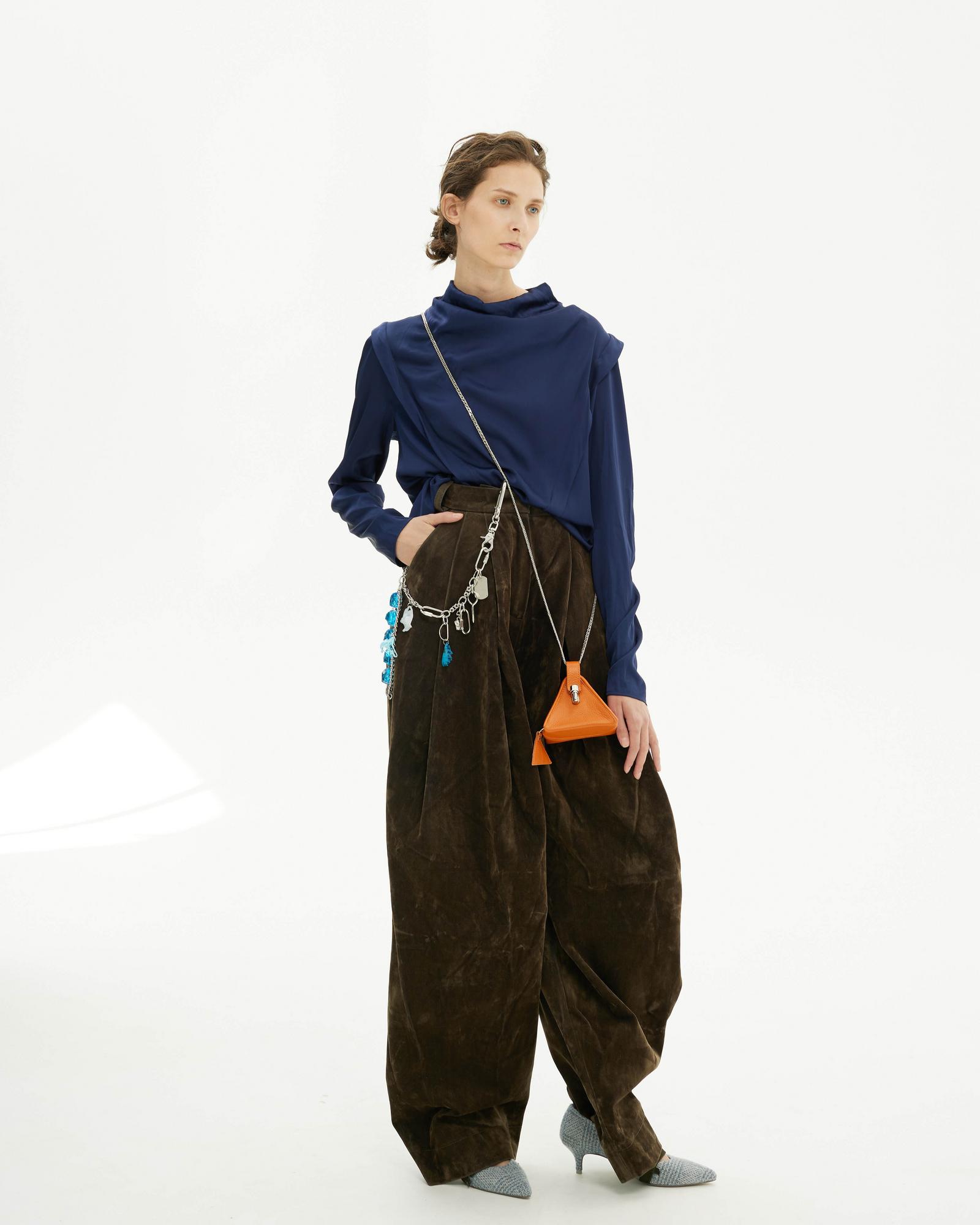 Брюки «Мшистые» объемные