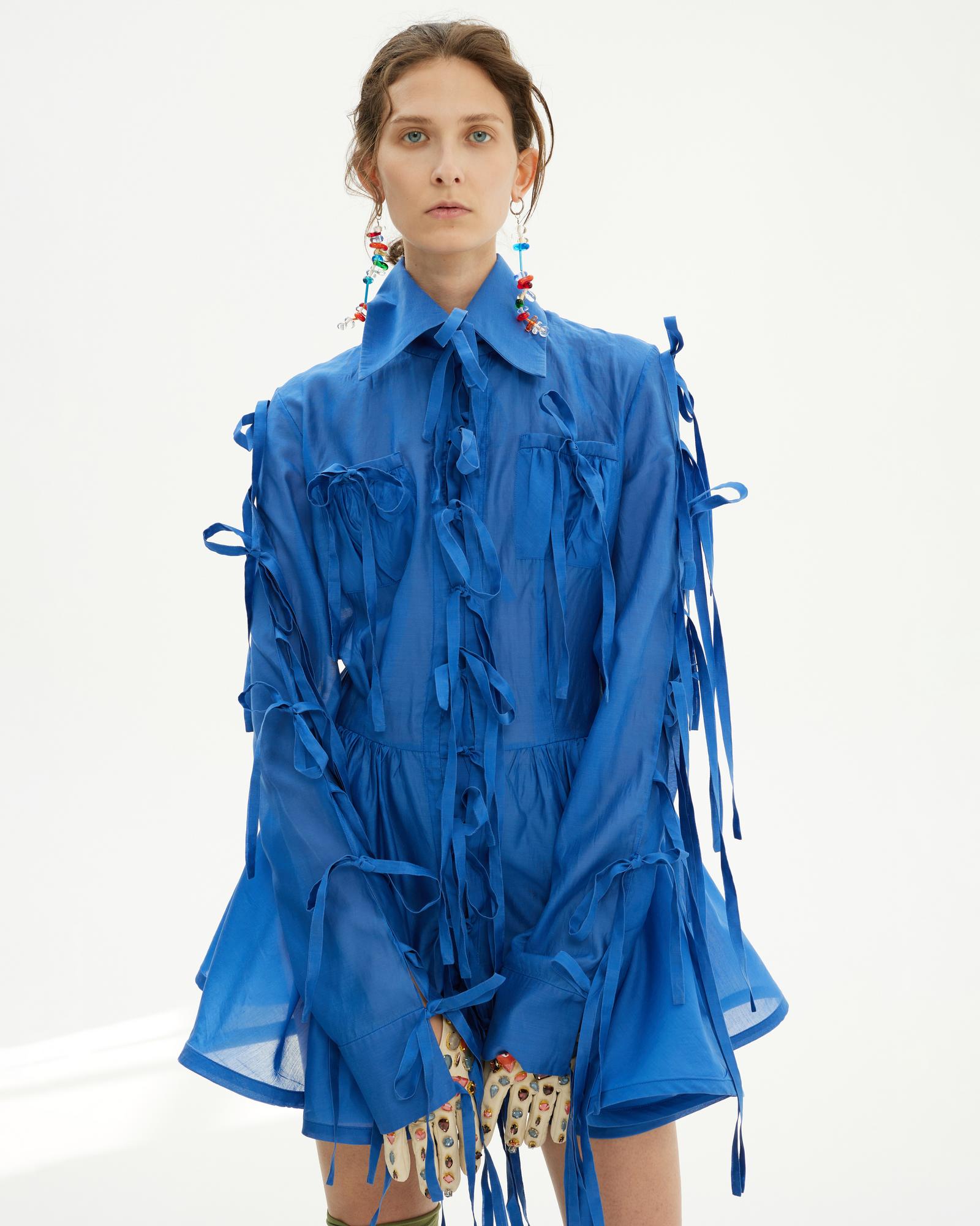 Короткое платье «Сапфир»