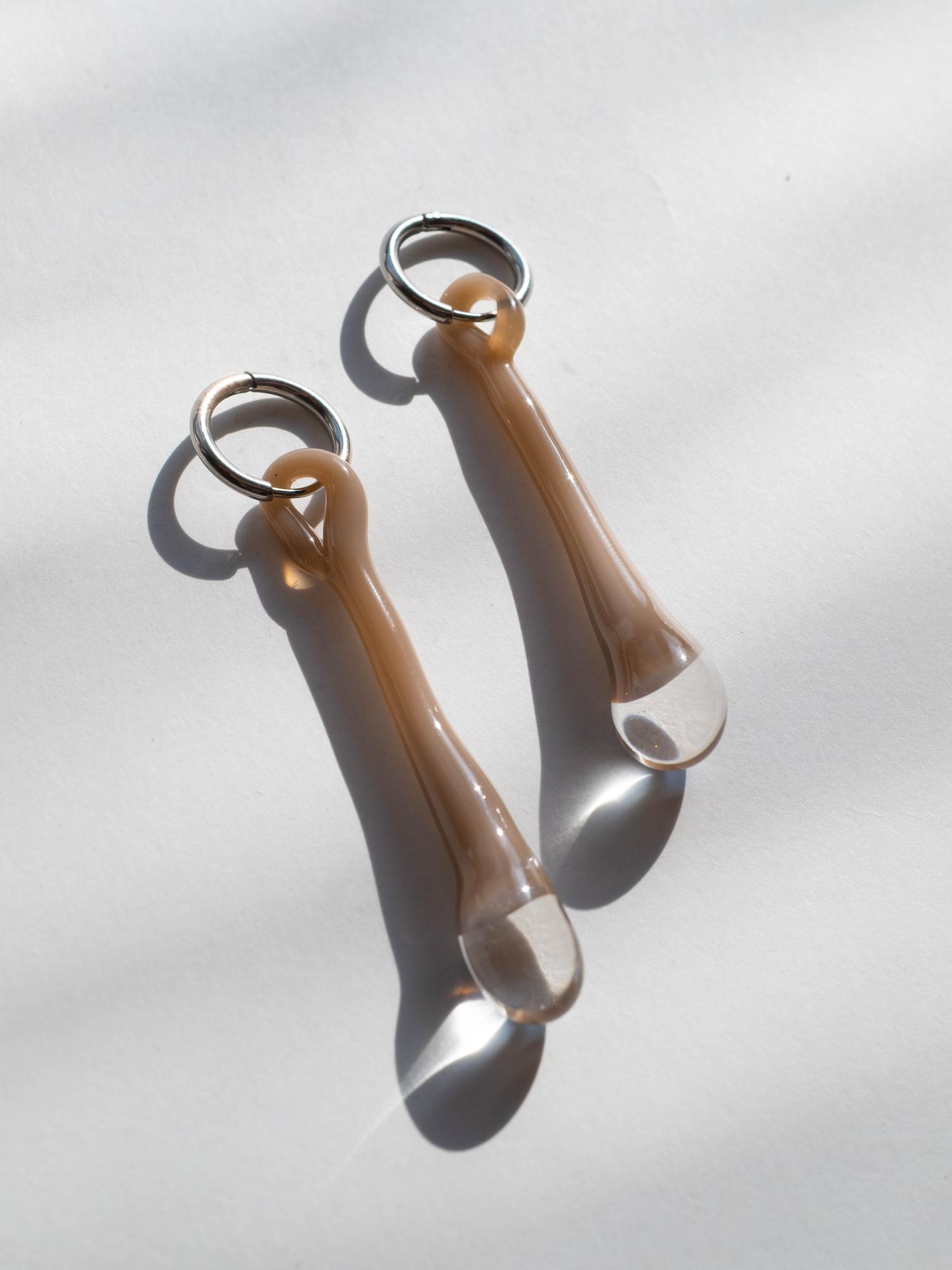 Серьги «Беж»