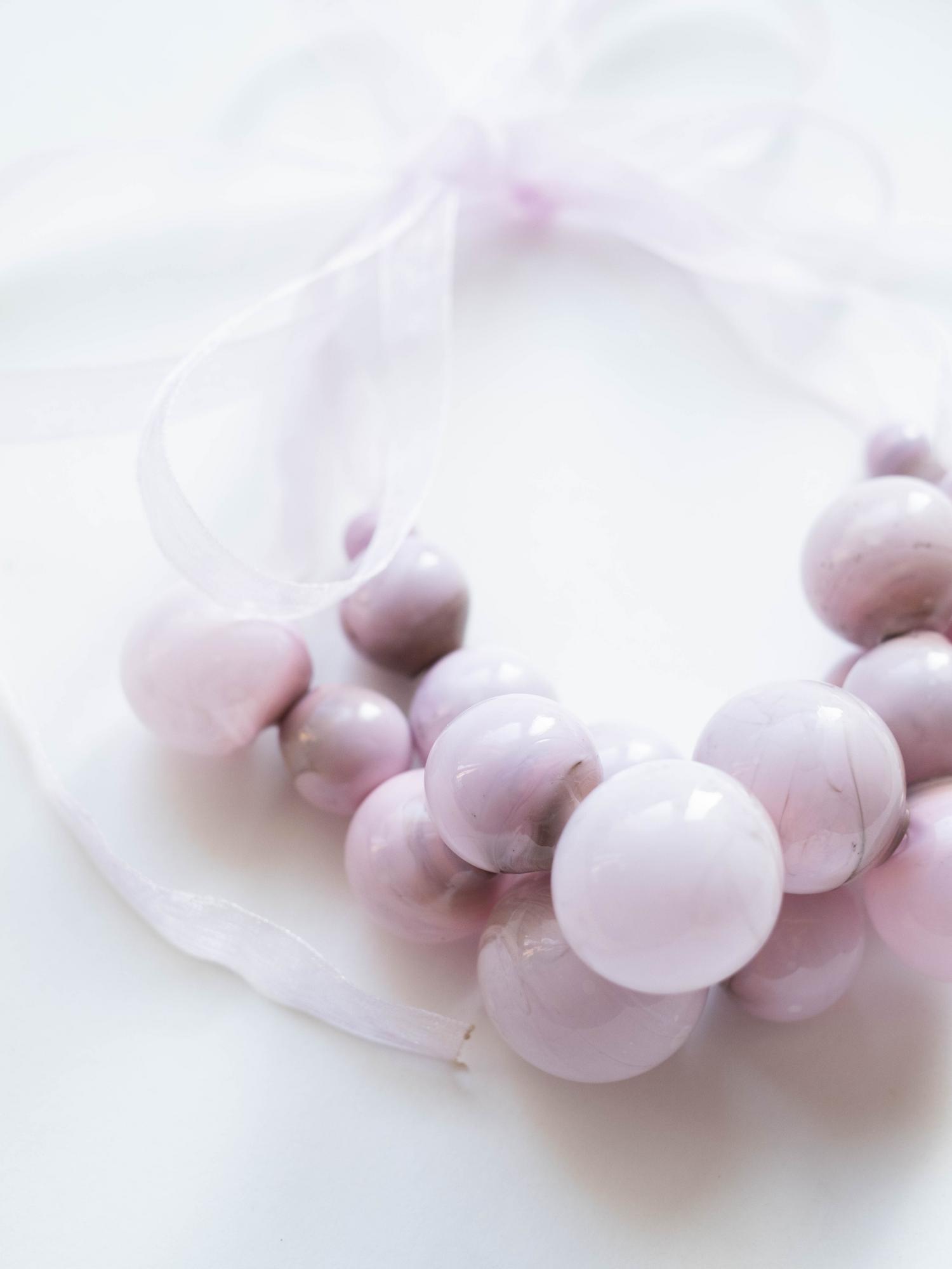 Браслет «Воздушные шарики» розовый