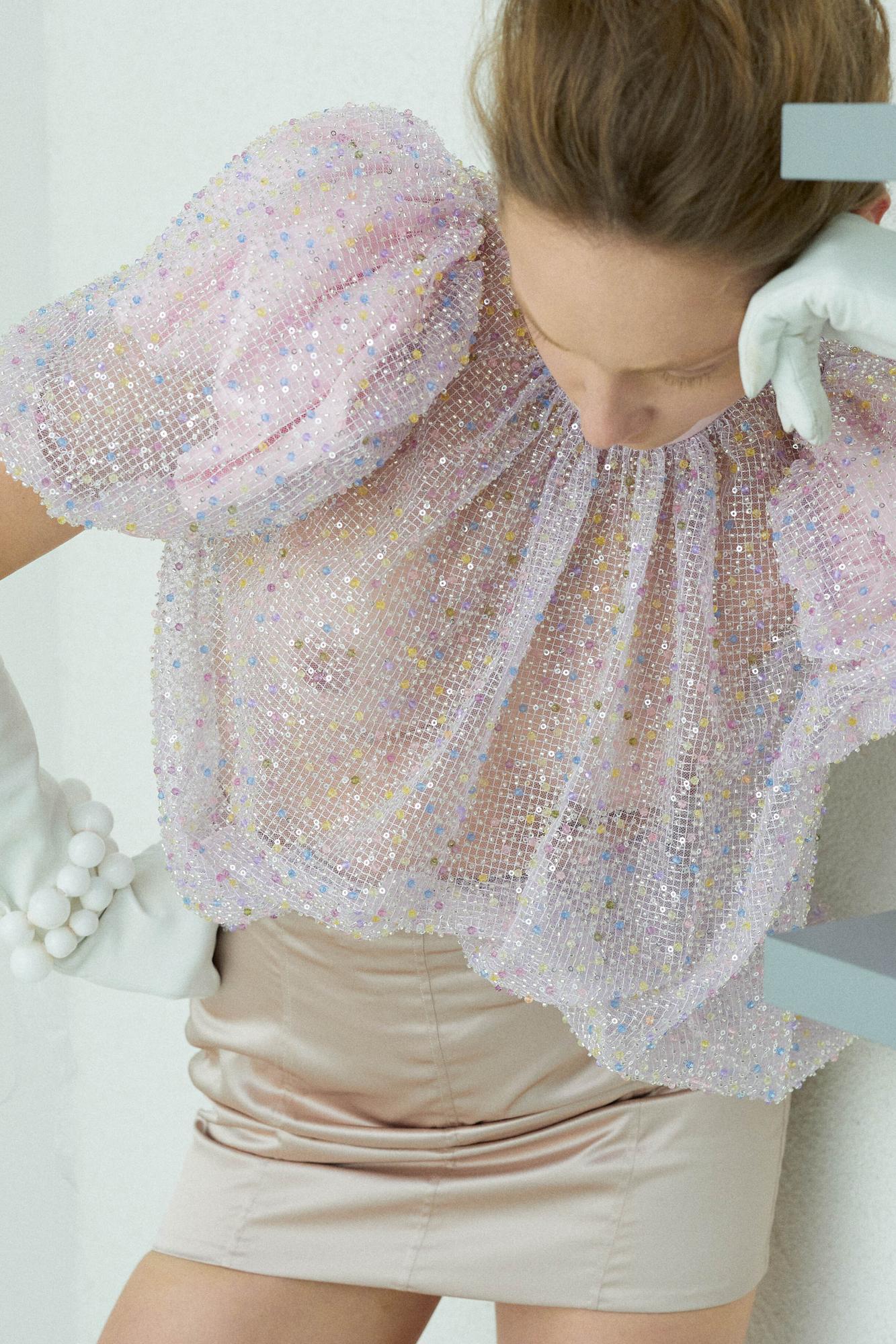 Блуза"Блестяшка"