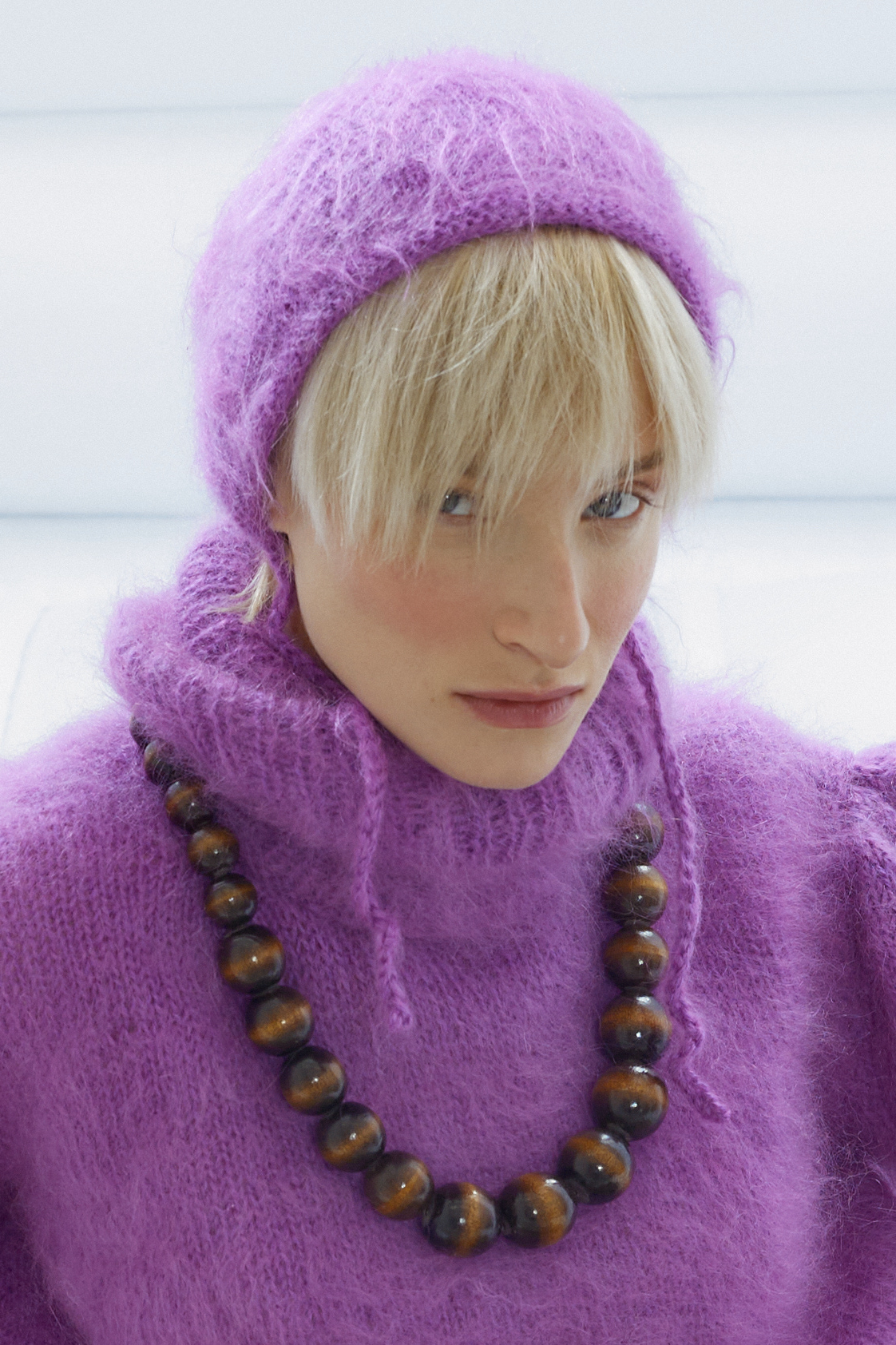 Чепец"Утренняя сирень"