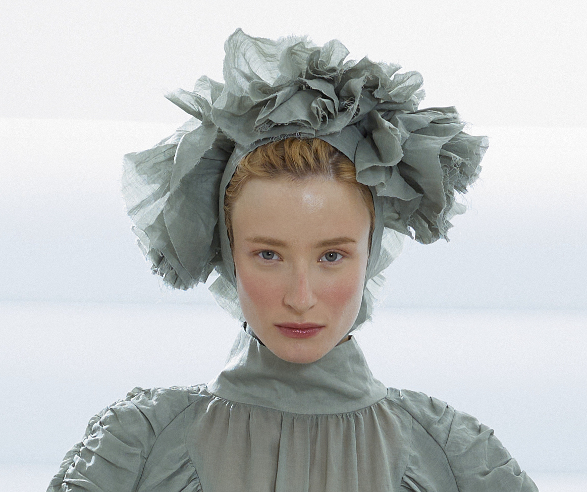 Чепец"Каменный цветок"