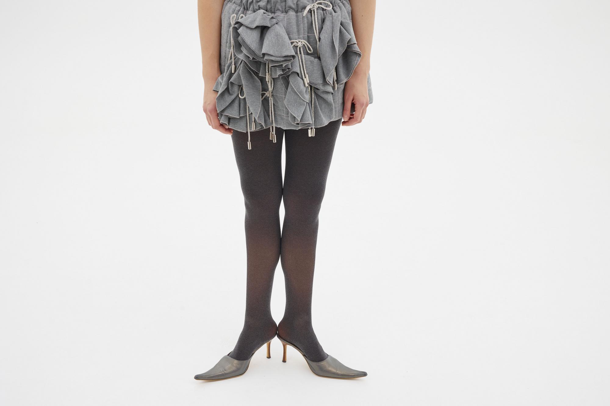 Юбка «Серые цветы»