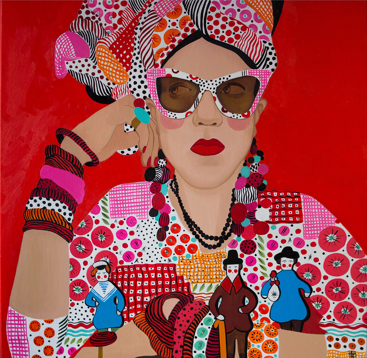 Картина Скучно, девочки