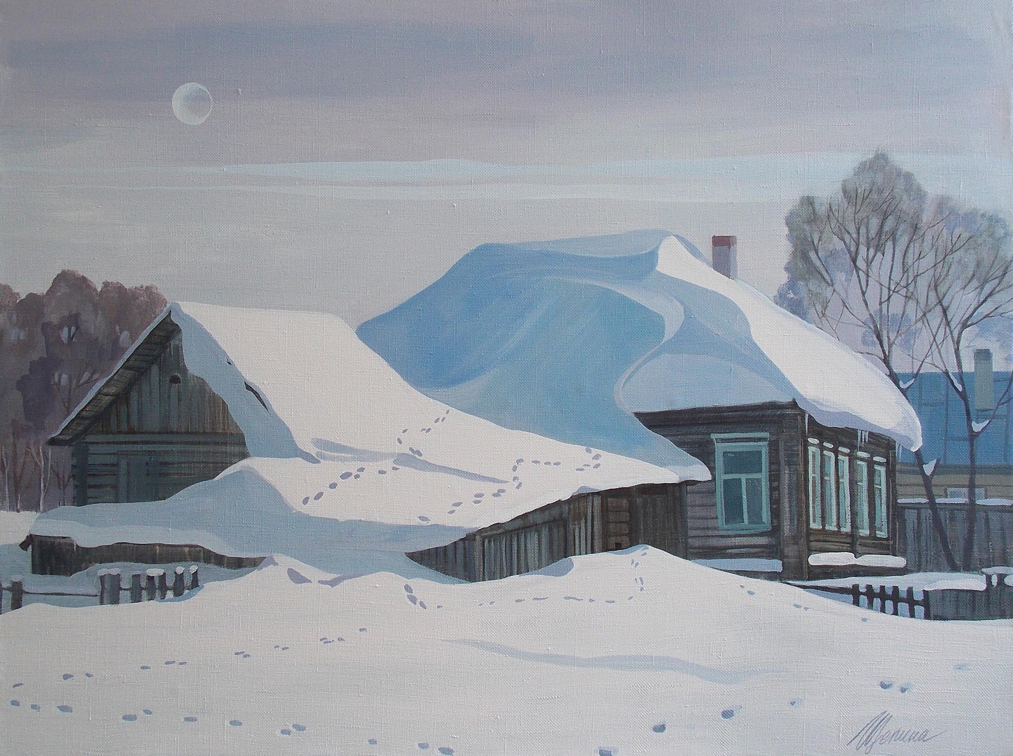 Картина Русская зимушка