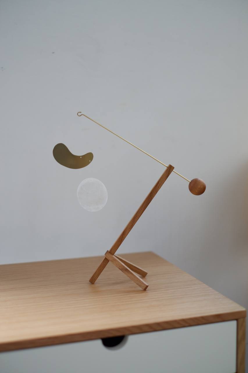 kinetic levi モビール mobile Lily Plywood All mobiles > Lily Plywood hanging kinetic mobile Buy from e