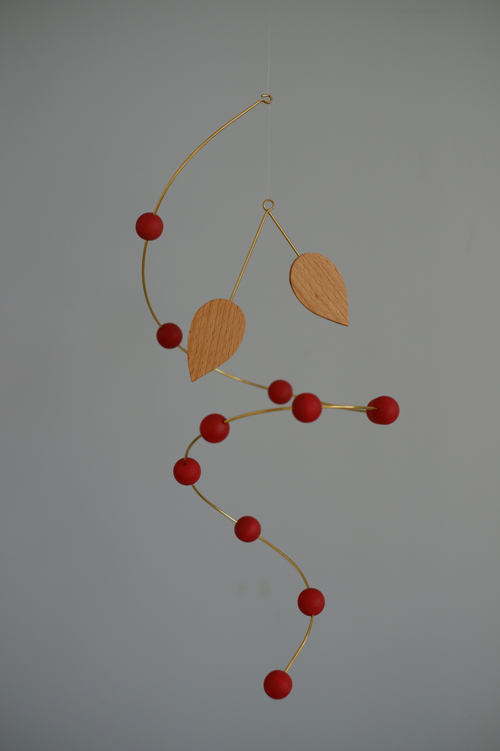 kinetic levi モビール mobile Lily Plywood All mobiles > Lily Plywood hanging kinetic mobile Buy from e