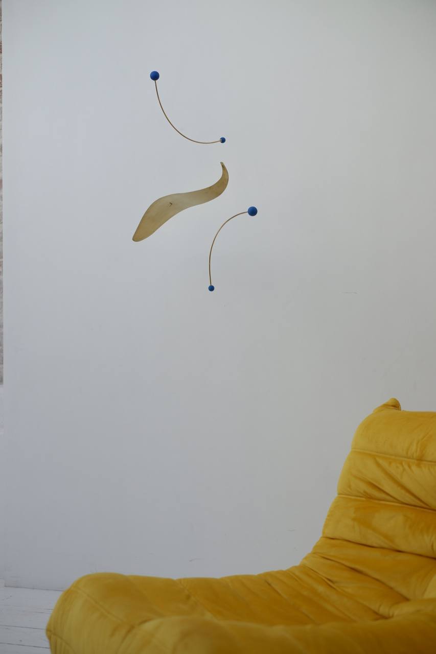 Linden Flower hanging kinetic mobile