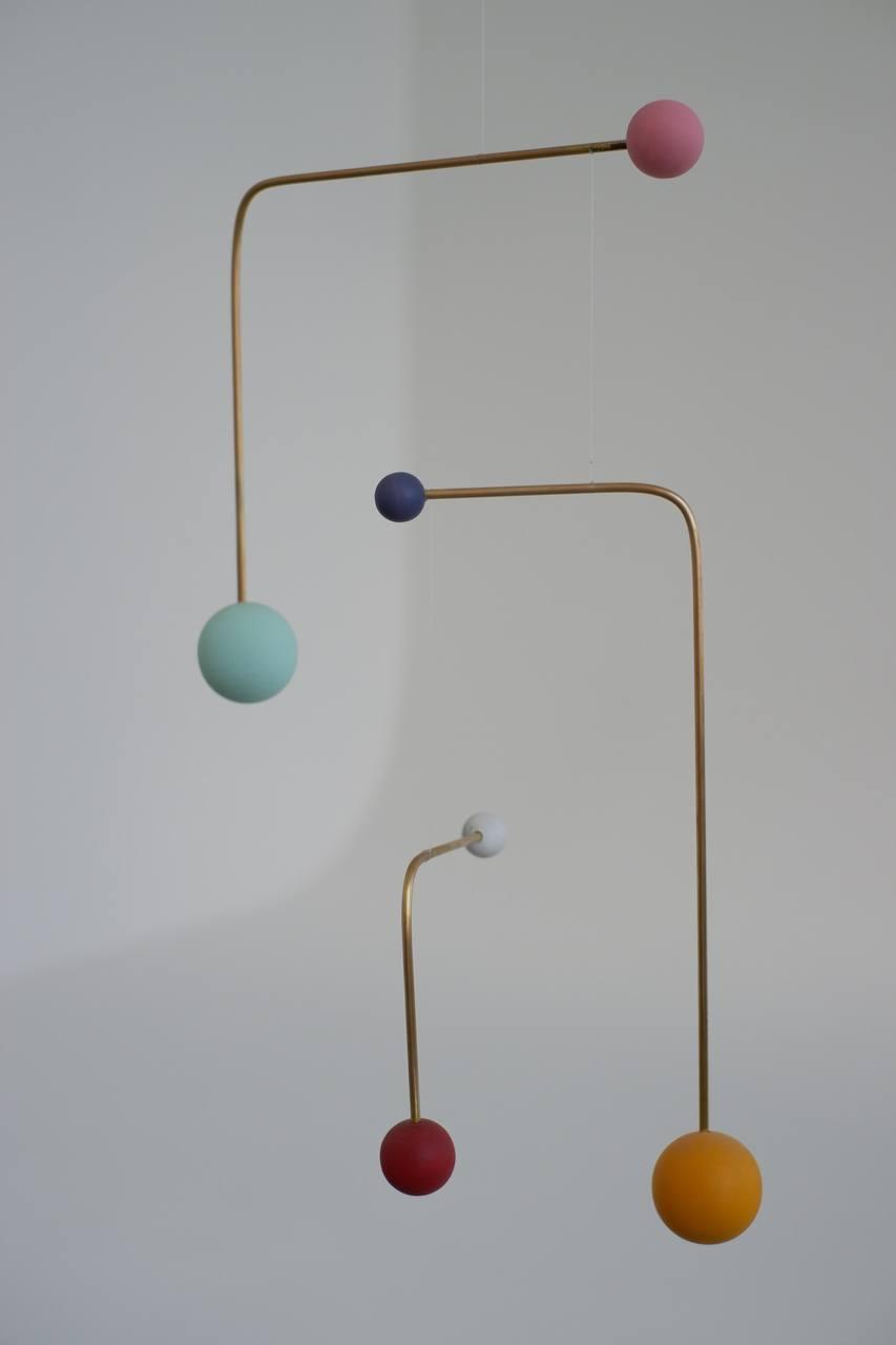 モビール Sixty hanging kinetic mobile Handmade interior mobiles shop