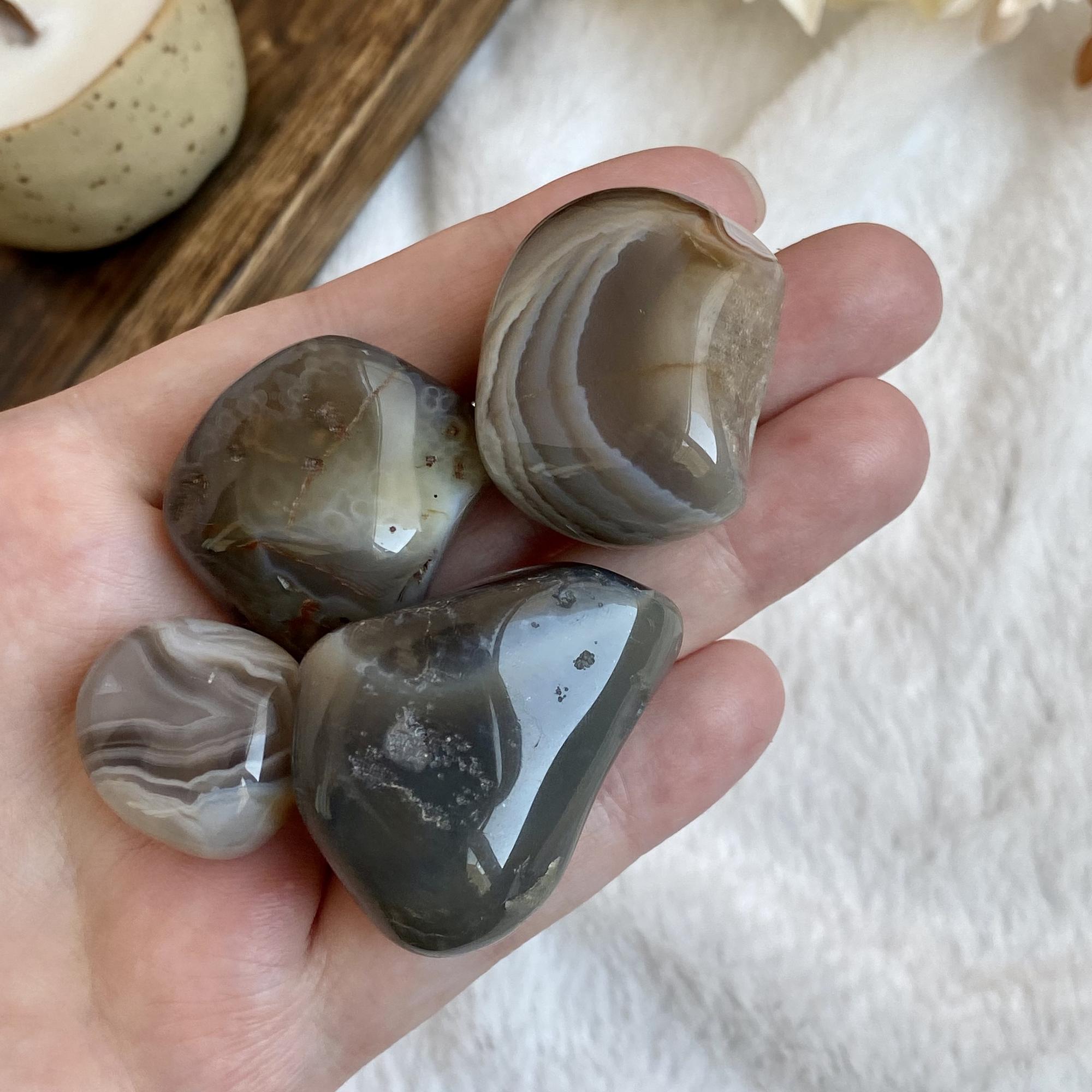 Галтовка глазкового агата