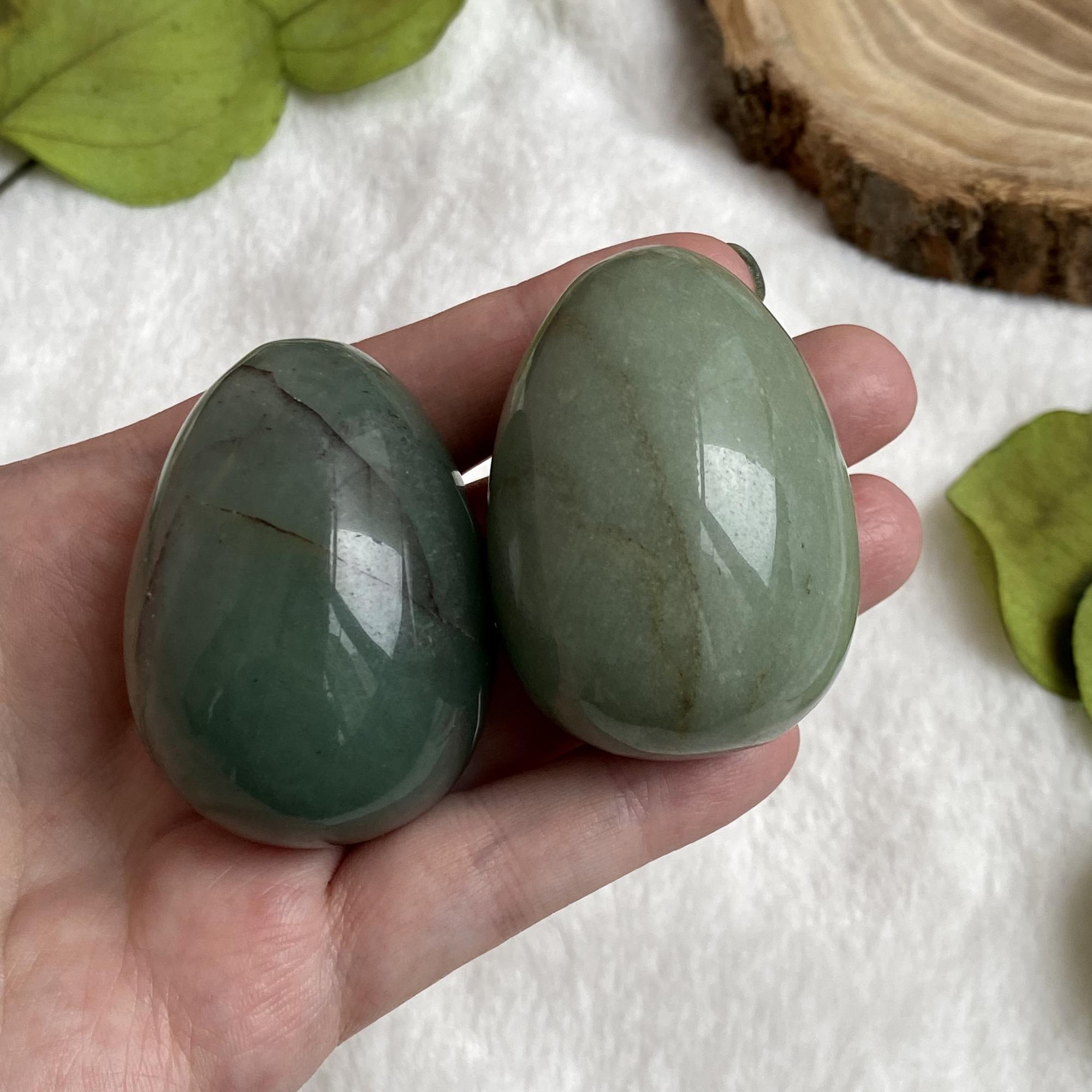 Яйцо из зелёного авантюрина