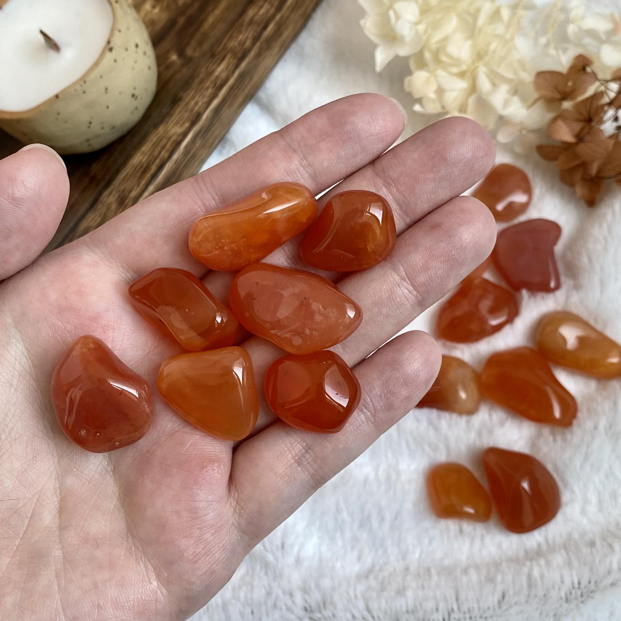 Галтовка сердолика