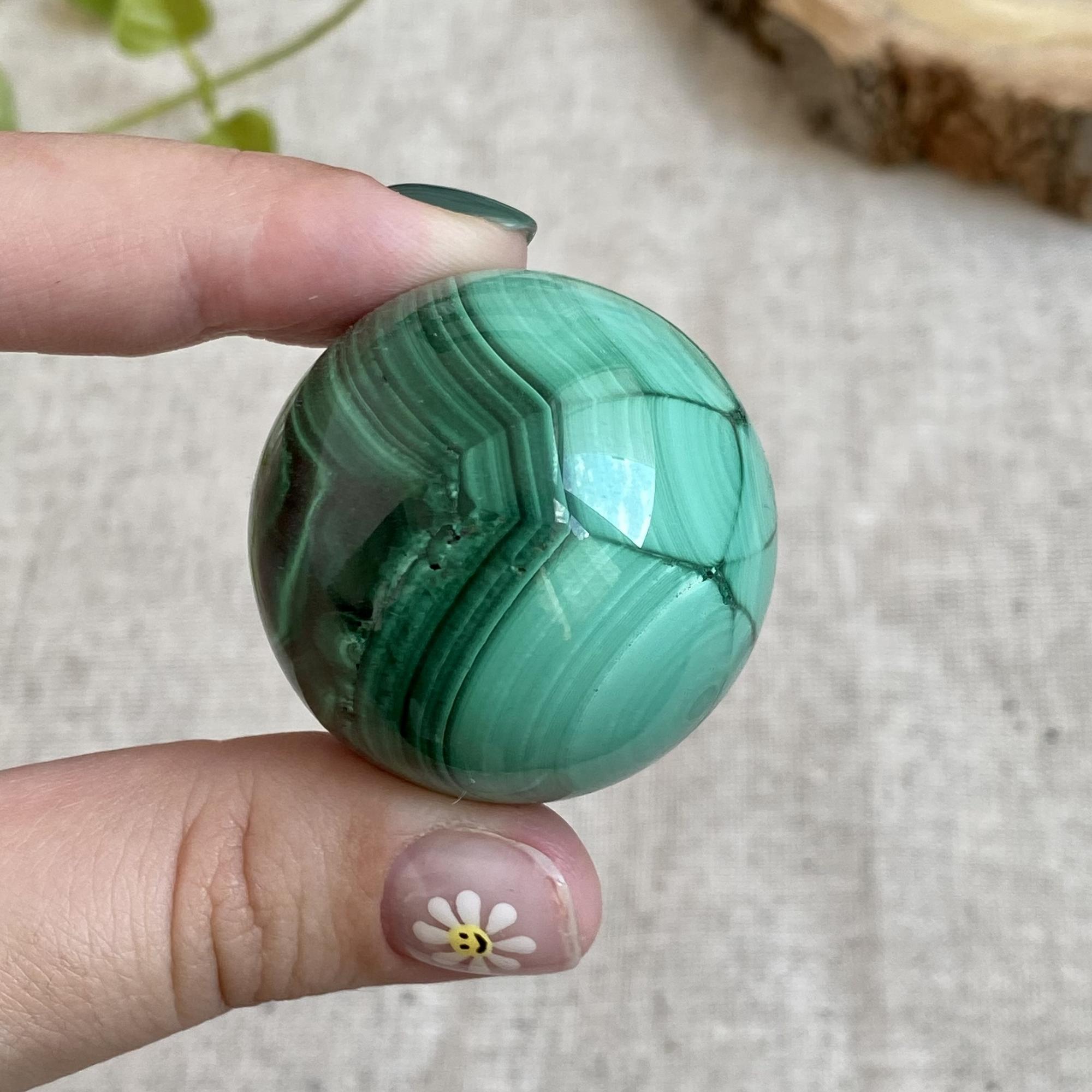 Шар из малахита