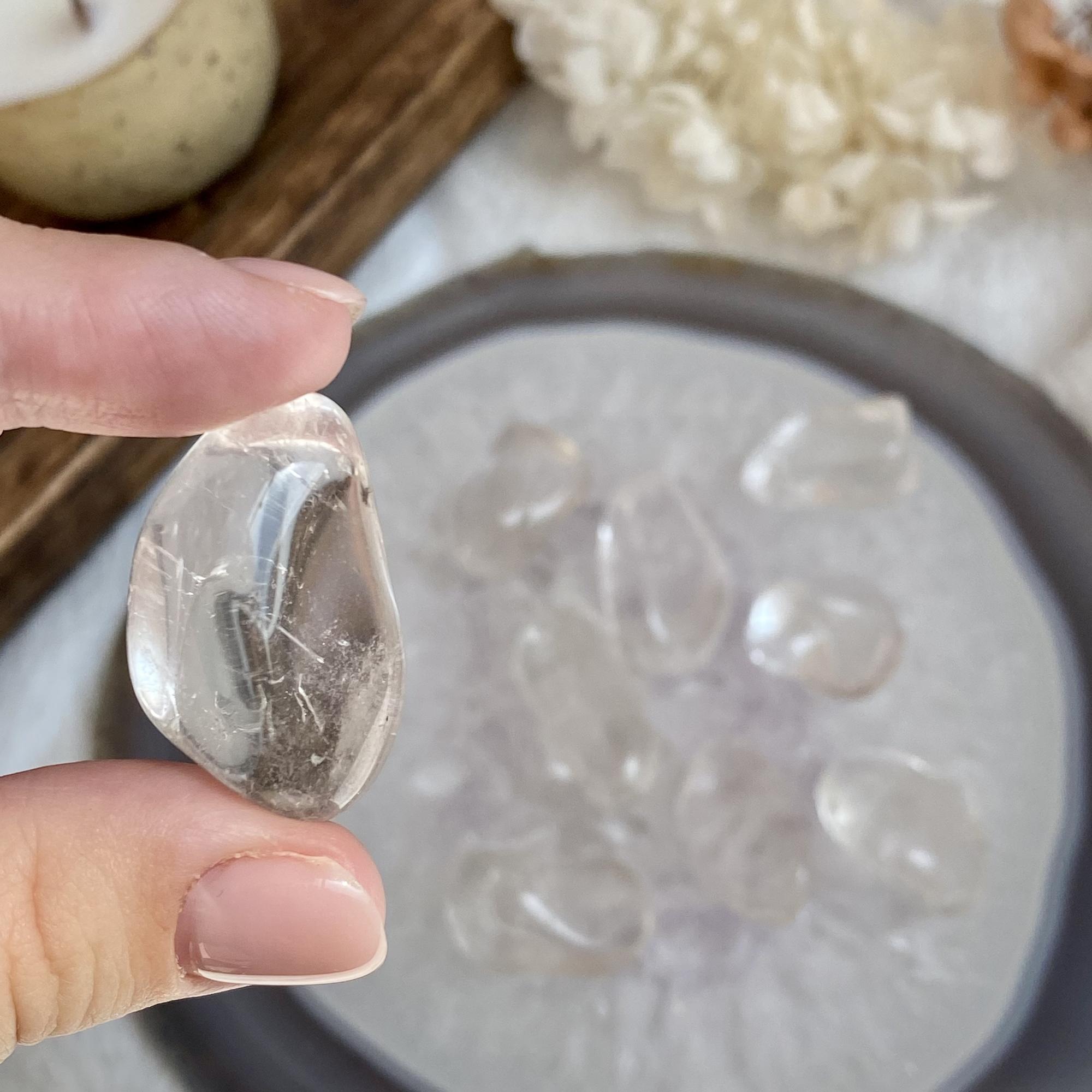 Галтовка горного хрусталя