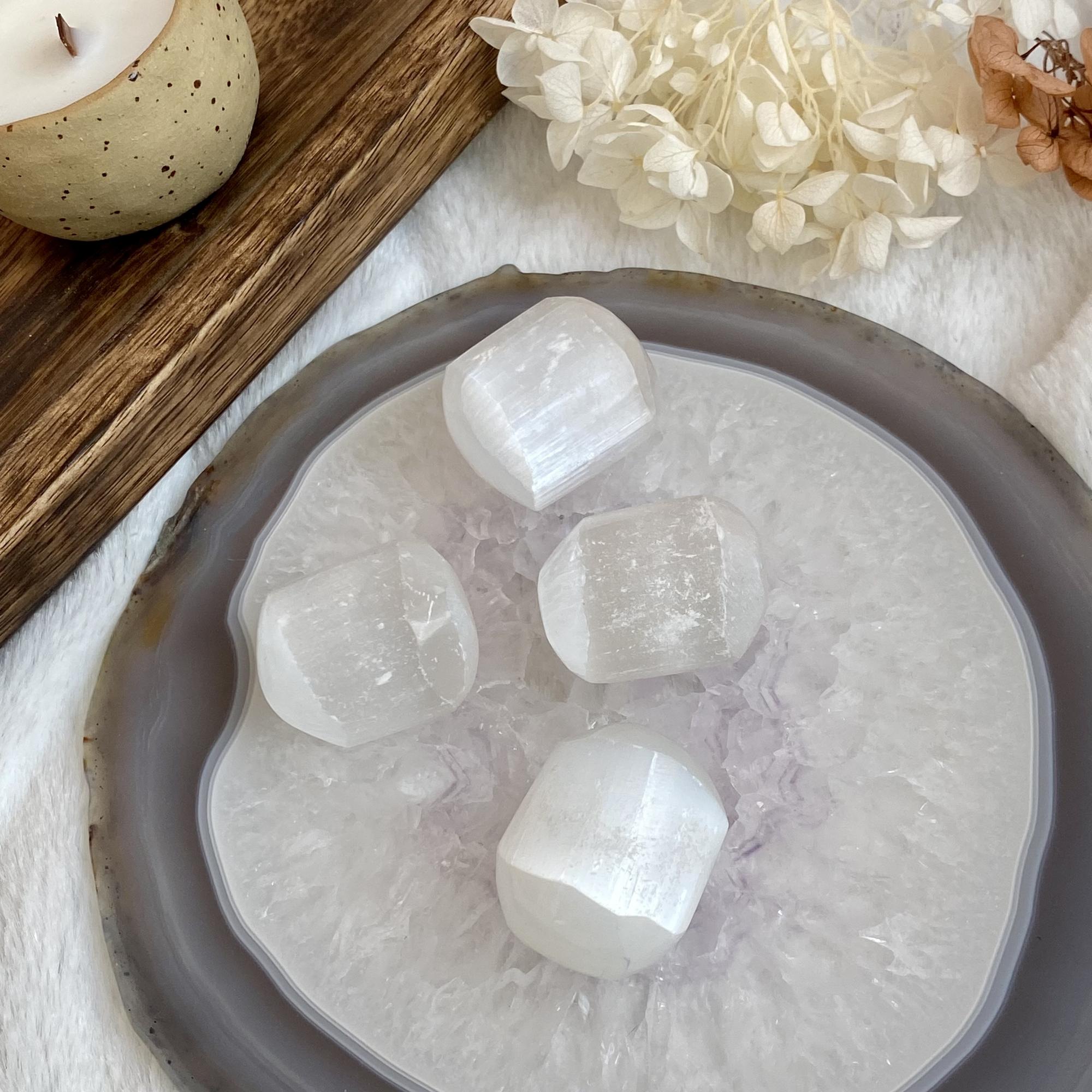 Галтовка селенита