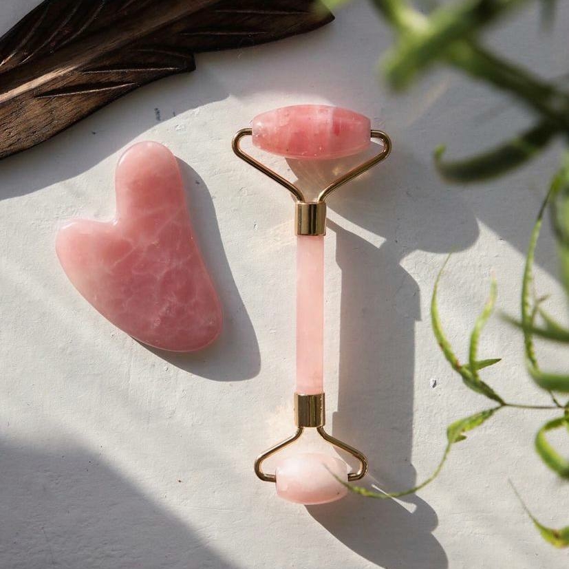 Массажеры из розового кварца