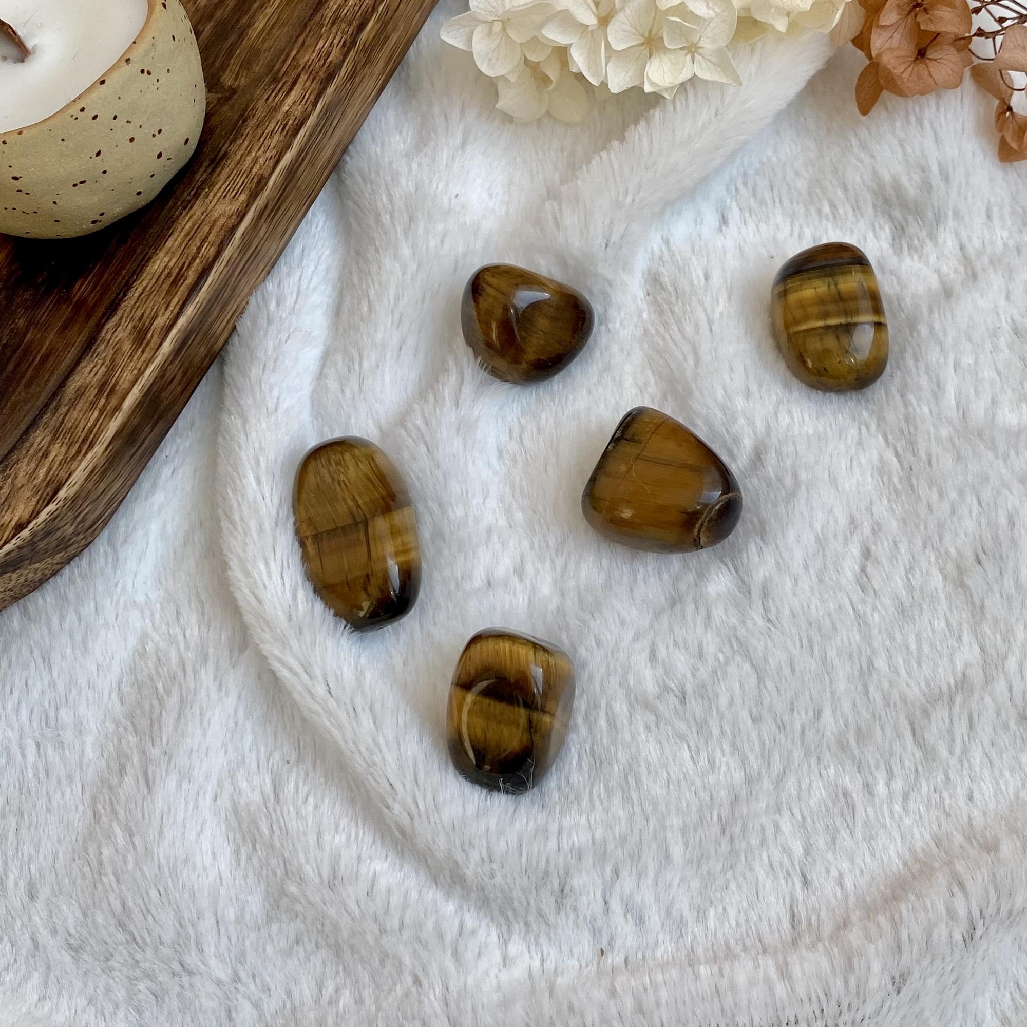 Галтовка тигрового глаза (высший сорт)